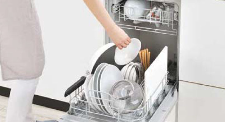   《KJK》 リンナイ 食器洗い乾燥機 フロントオープンタイプ 幅45cm シルバー 化粧パネル対応 ωα1 - 3